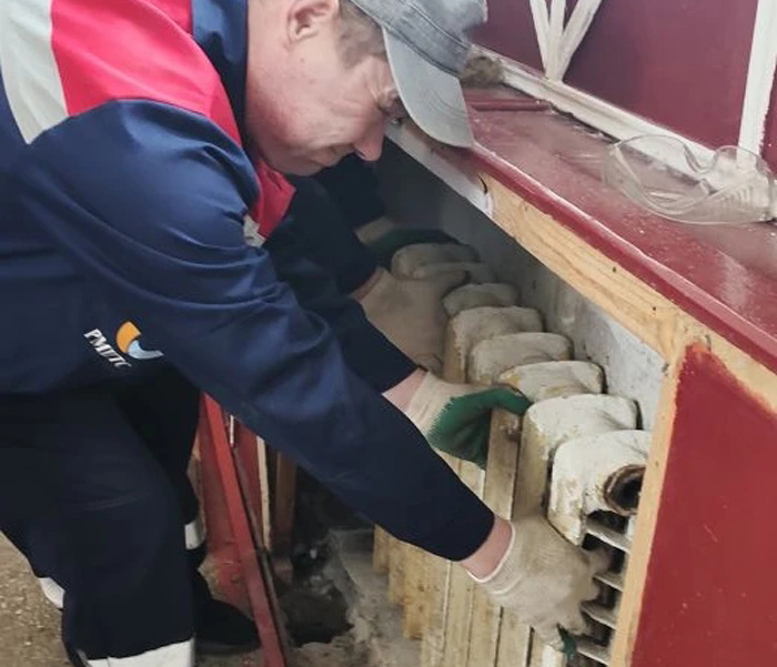 Сотрудники МУП «РМПТС» продолжают восстанавливать теплоснабжение соцобъектов в Херсонской области