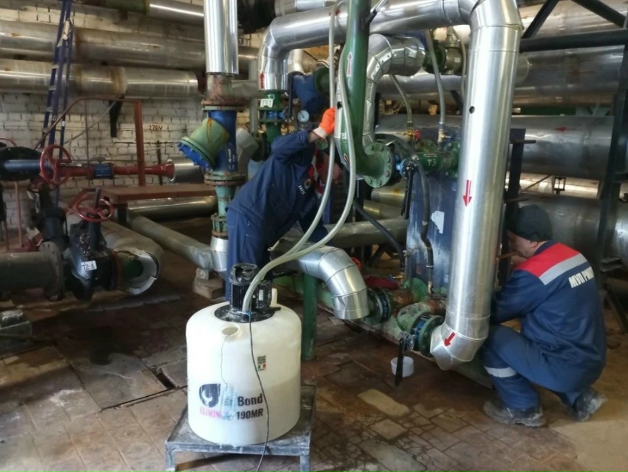 Специалисты РМПТС промыли оборудование на ЦТП в Канищево